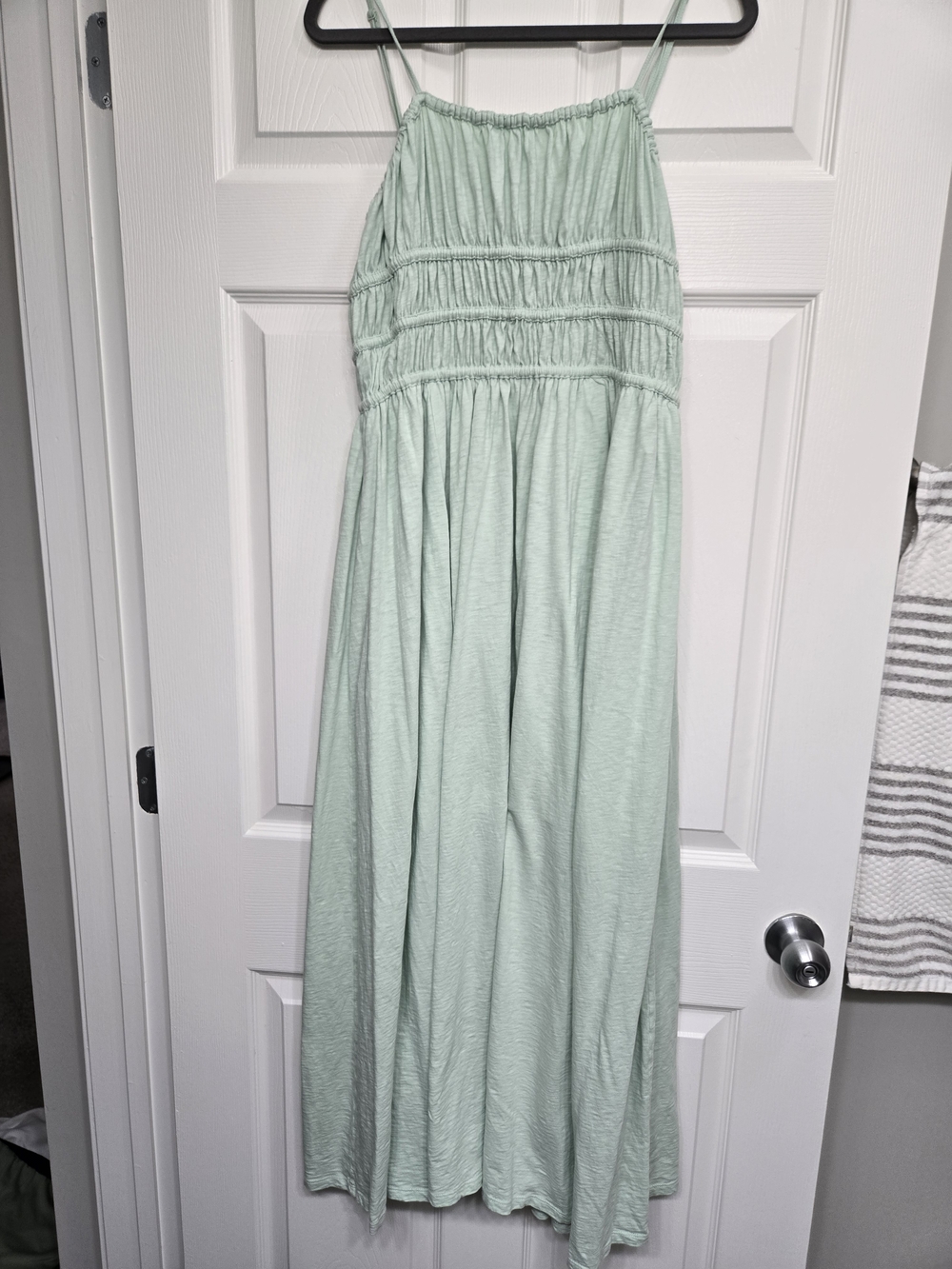 American Eagle Outfitters Mint Green Smocked Dress